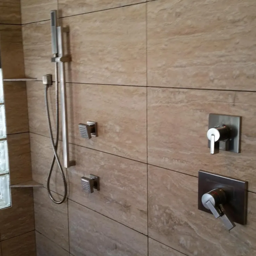 Shower fixture installation for Frozen Pipe Repair in Baltimore